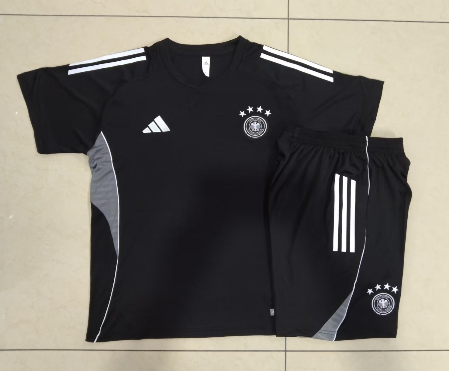 Germany Training Jersey Kit Black 2025 - Ujersey NHL