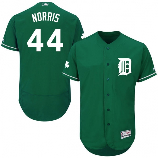 Men's Majestic Detroit Tigers #44 Daniel Norris Green Celtic Flexbase Authentic Collection MLB Jersey - Ujersey