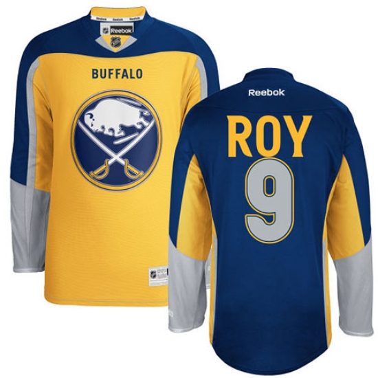 Women's Reebok Buffalo Sabres #9 Derek Roy Authentic Gold Third NHL Jersey - Ujersey