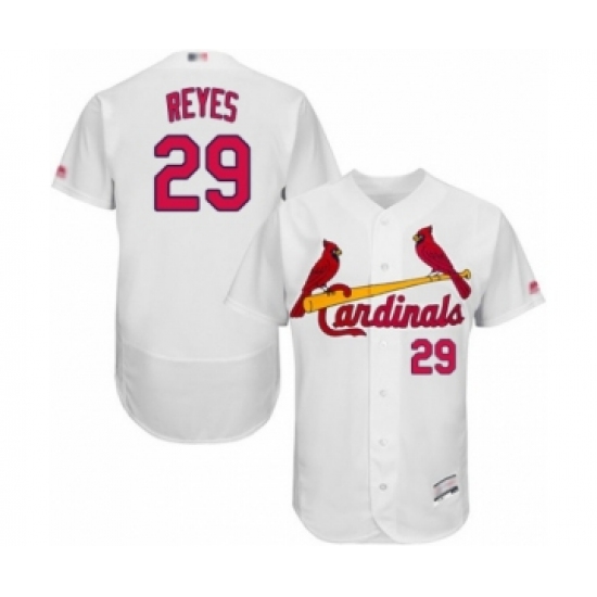 Men's St. Louis Cardinals #29 Alex Reyes White Home Flex Base Authentic Collection Baseball Player Jersey - Ujersey