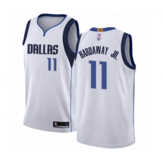 Women's Dallas Mavericks #11 Tim Hardaway Jr. Authentic White Basketball Jersey - Association Edition - Ujersey