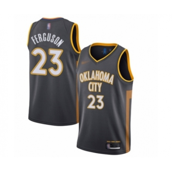 Women's Oklahoma City Thunder #23 Terrance Ferguson Swingman Charcoal Basketball Jersey - 2019 20 City Edition