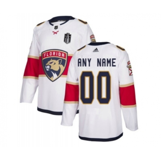 Men's Florida Panthers Active Player Custom White 2023 Stanley Cup Final Stitched Jersey - Ujersey