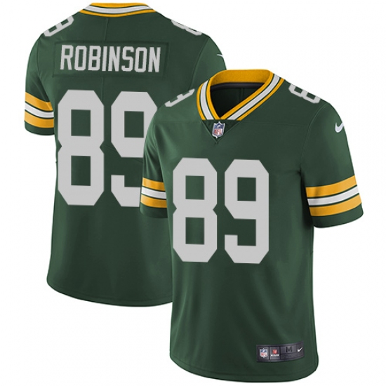Youth Nike Green Bay Packers #89 Dave Robinson Green Team Color Vapor Untouchable Limited Player NFL Jersey - Ujersey