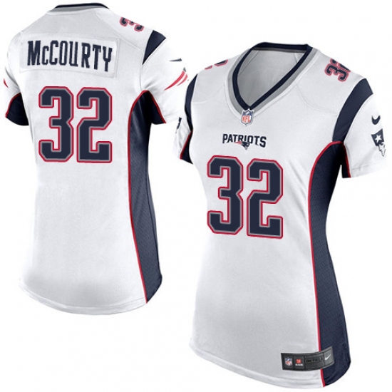 Women's Nike New England Patriots #32 Devin McCourty Game White NFL Jersey - Ujersey