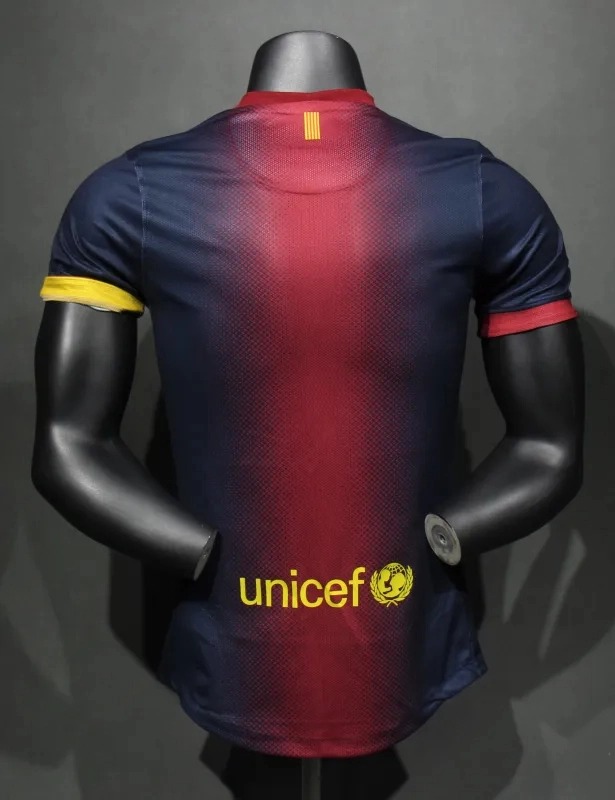 Barcelona Retro Jersey Home Soccer Shirt 2012-13