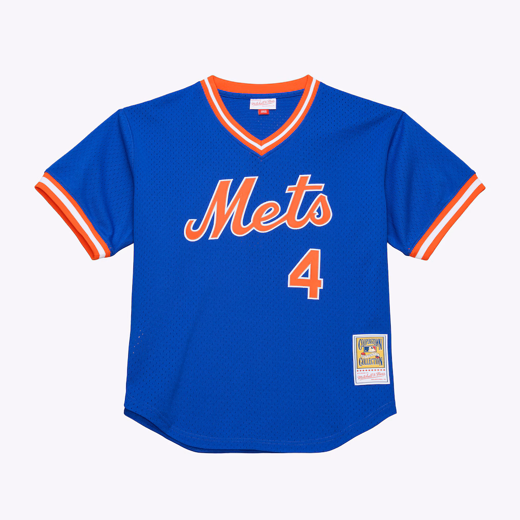 Men's New York Mets Lenny Dykstra Mitchell & Ness Royal Authentic Batting Practice Jersey - Ujersey