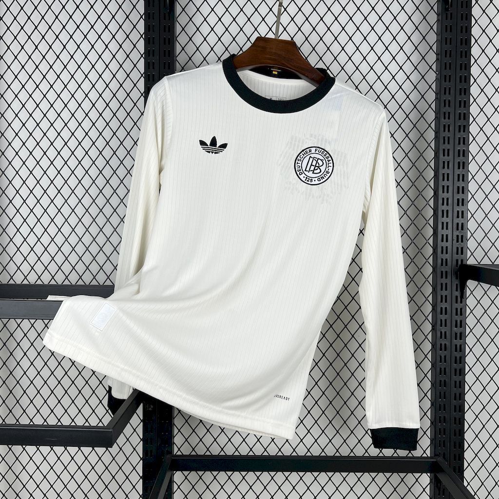 Germany Football Jersey Custom Long Sleeve Shirt 2025 125th Anniversary - ujerseystore