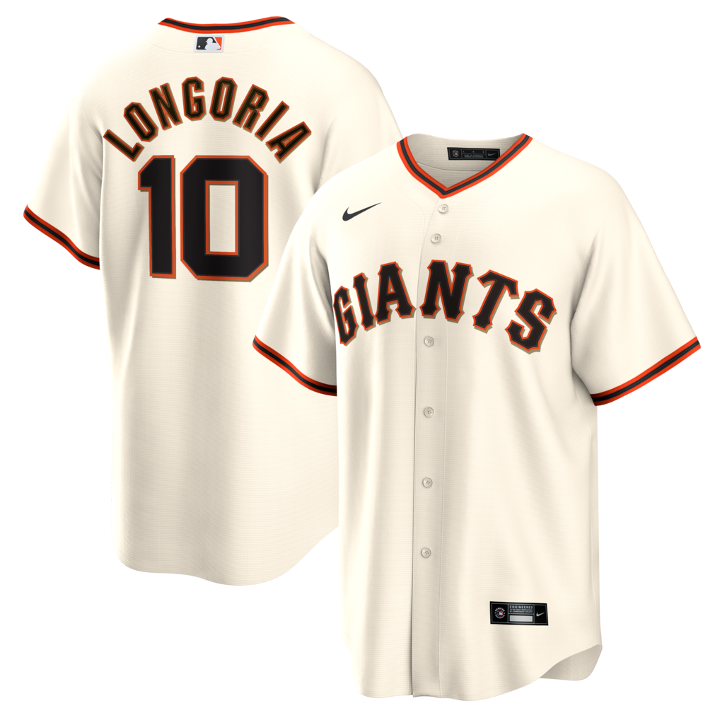 Men's San Francisco Giants Evan Longoria Nike Cream Home Retired Player Replica Jersey - U-jersey