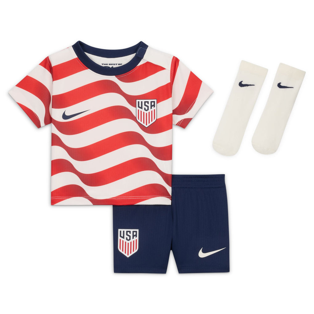 Infant Nike USMNT 2026 Home Jersey Kit Set - Stripes - Ujersey
