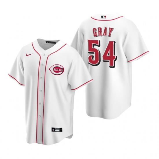 Men's Nike Cincinnati Reds #54 Sonny Gray White Home Stitched Baseball Jersey - Ujersey