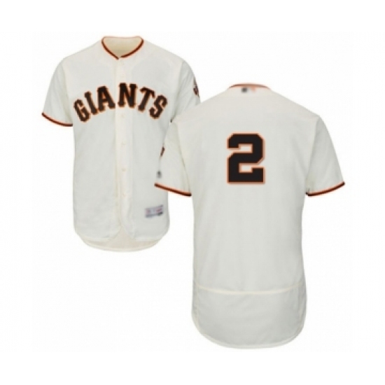 Men's San Francisco Giants #2 Abiatal Avelino Cream Home Flex Base Authentic Collection Baseball Player Jersey - Ujersey