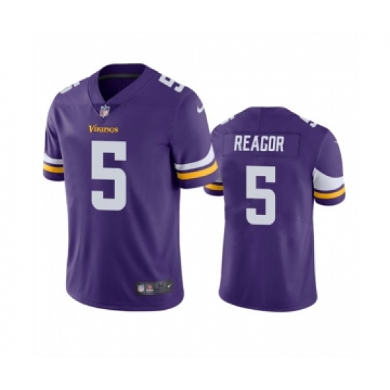Men's Minnesota Vikings #5 Jalen Reagor Purple Vapor Untouchable Stitched Jersey - Ujersey