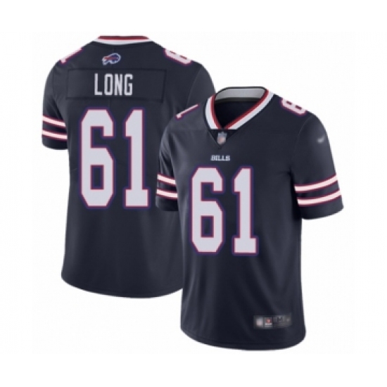 Youth Buffalo Bills #61 Spencer Long Limited Navy Blue Inverted Legend Football Jersey