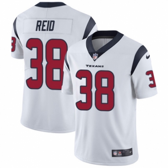 Men's Nike Houston Texans #38 Justin Reid White Vapor Untouchable Limited Player NFL Jersey - Ujersey