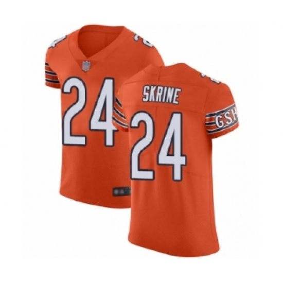 Men's Chicago Bears #24 Buster Skrine Orange Alternate Vapor Untouchable Elite Player Football Jersey - Ujersey