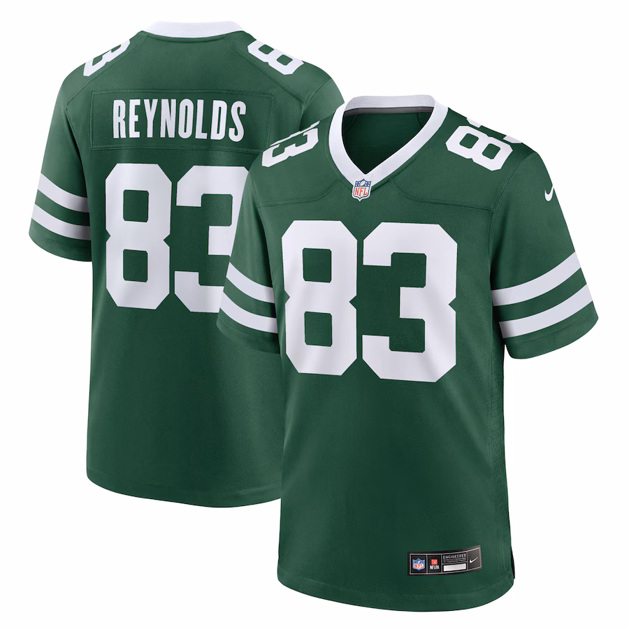 Men's New York Jets Josh Reynolds Nike Legacy Green Team Game Jersey - Ujersey