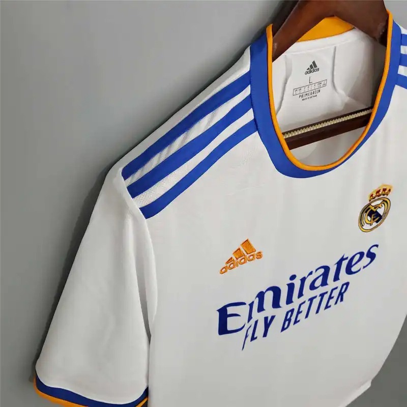 Real Madrid Retro Jersey Home Custom Soccer Shirt 2021/22 - U-jersey