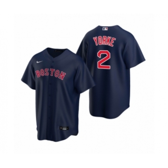 Women's Boston Red Sox #2 Nick Yorke Navy 2020 MLB Draft Replica Alternate Jersey - Ujersey