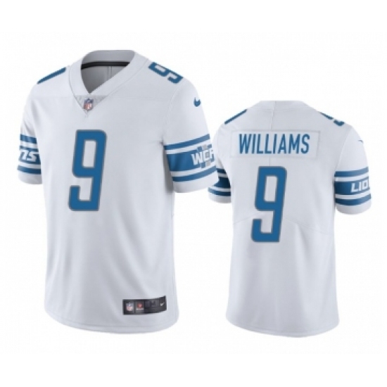 Men's Detroit Lions #9 Jameson Williams White Vapor Untouchable Limited Stitched Jersey - Ujersey
