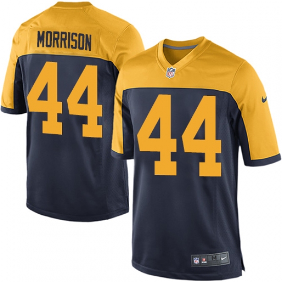 Men's Nike Green Bay Packers #44 Antonio Morrison Game Navy Blue Alternate NFL Jersey - Ujersey