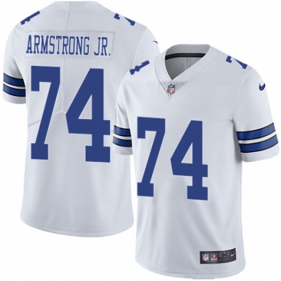 Youth Nike Dallas Cowboys #74 Dorance Armstrong Jr. White Vapor Untouchable Limited Player NFL Jersey - Ujersey