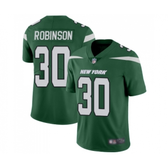 Youth New York Jets #30 Rashard Robinson Green Team Color Vapor Untouchable Limited Player Football Jersey - Ujersey