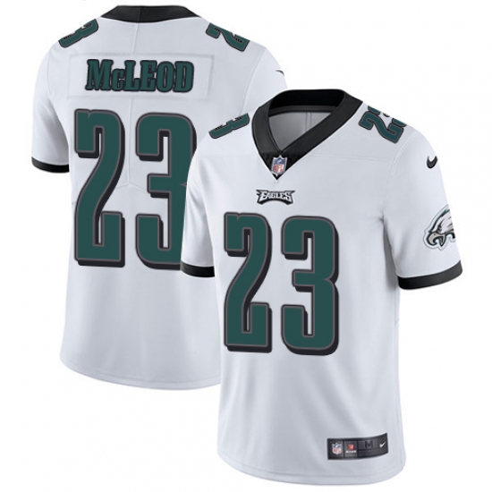 Youth Nike Philadelphia Eagles #23 Rodney McLeod White Vapor Untouchable Limited Player NFL Jersey - Ujersey