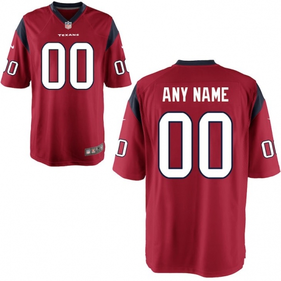 Nike Youth Houston Texans Customized Alternate Game Jersey - Ujersey