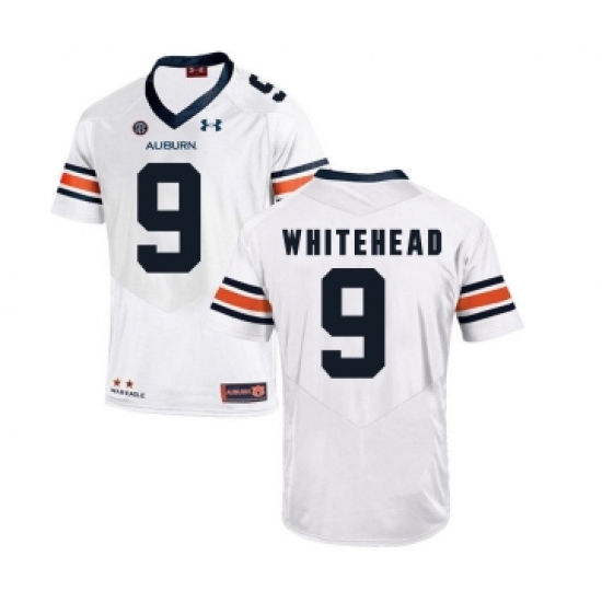 Auburn Tigers 9 Jermaine Whitehead White College Football Jersey - Ujersey