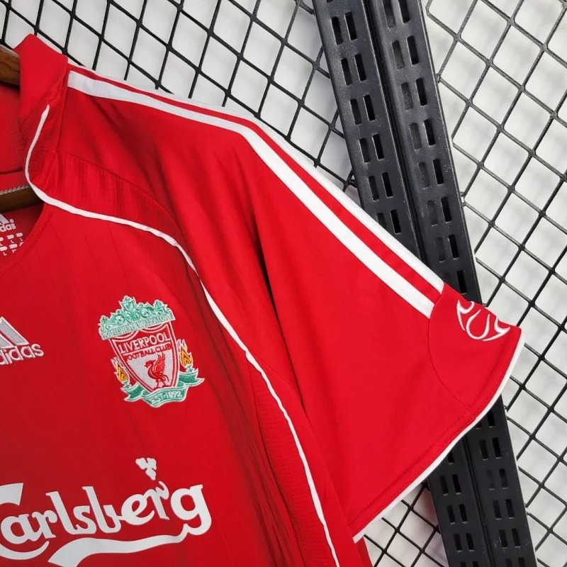 Liverpool Retro Football Jersey Home Custom Shirt 2006/07 - Ujersey