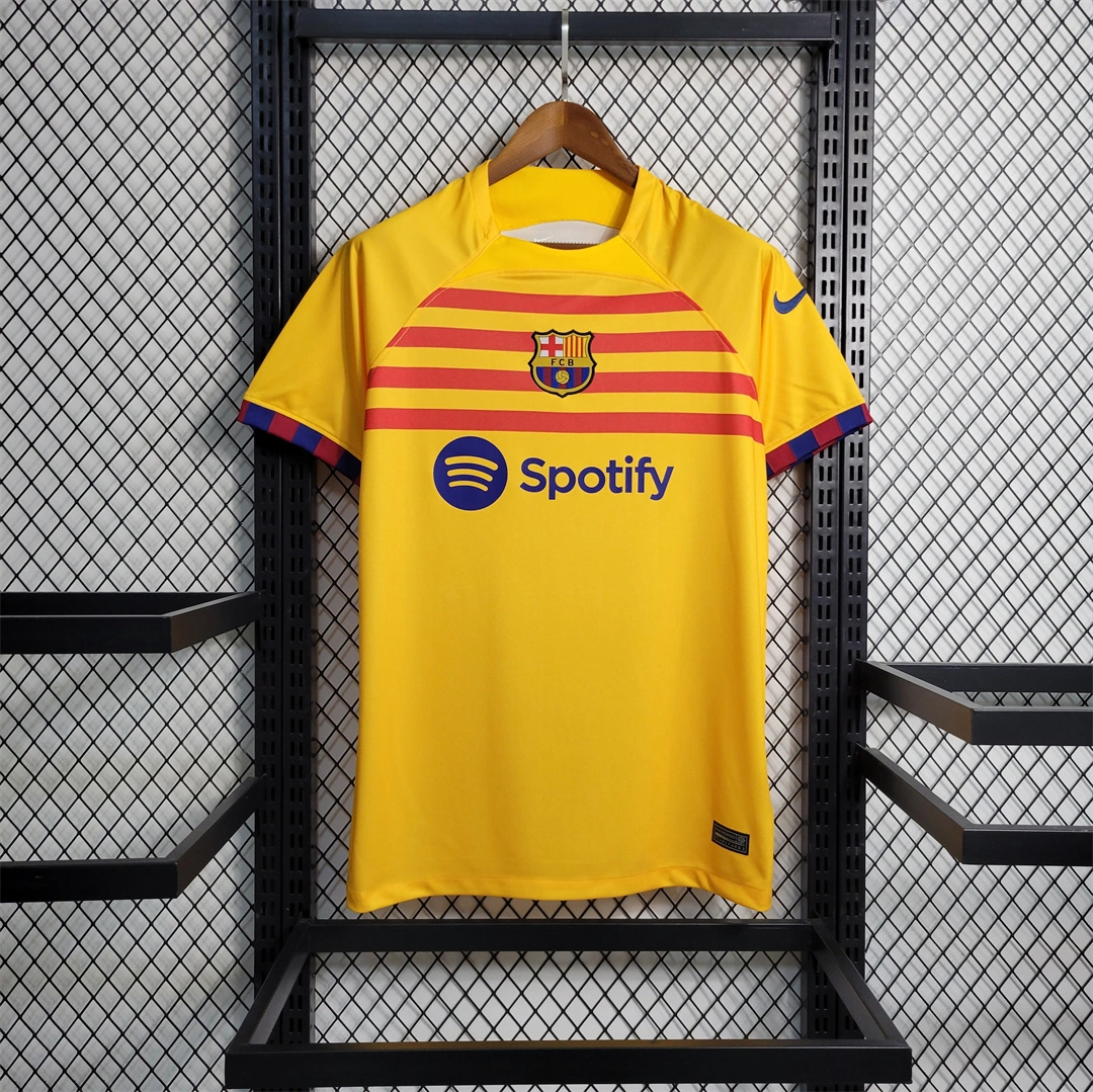 Barcelona Fourth Away Soccer Jersey Custom Shirt 2022/23 - Ujersey