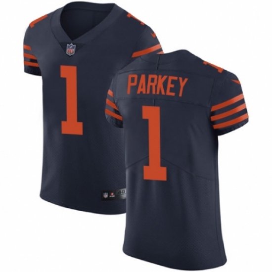 Men's Nike Chicago Bears #1 Cody Parkey Navy Blue Alternate Vapor Untouchable Elite Player NFL Jersey - Ujersey