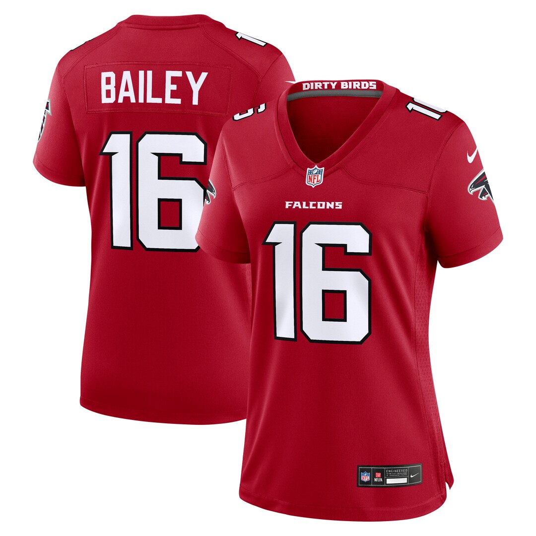 Women's Atlanta Falcons Jake Bailey Nike Red Team Game Jersey - Ujersey