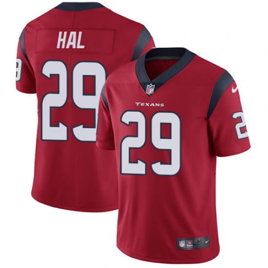 Youth Nike Houston Texans #29 Andre Hal Elite Red Alternate NFL Jersey - Ujersey