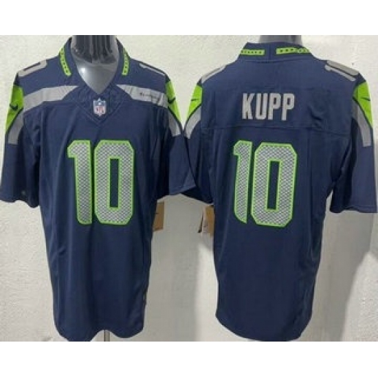 Men's Seattle Seahawks #10 Cooper Kupp Limited Navy FUSE Vapor Jersey - Ujersey