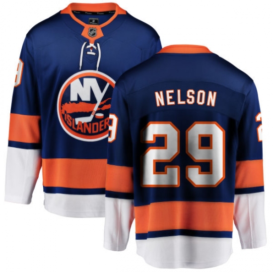 Youth New York Islanders #29 Brock Nelson Fanatics Branded Royal Blue Home Breakaway NHL Jersey - Ujersey