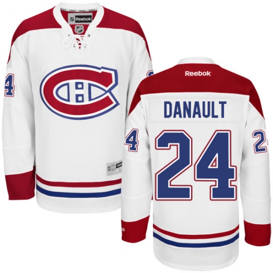 Men's Reebok Montreal Canadiens #24 Phillip Danault Authentic White Away NHL Jersey - Ujersey