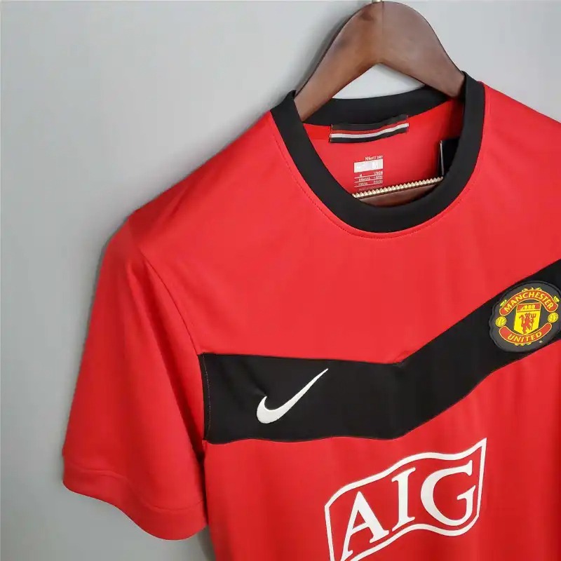 Manchester United Retro Home Football Jersey Shirt 2009/10 - Ujersey NHL