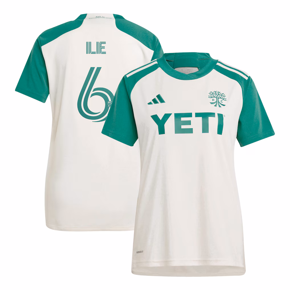 Women's Austin FC Ilie Sanchez adidas Tan 2024 The Armadillo Kit Replica Player Jersey