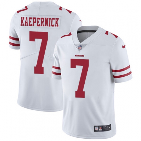 Youth Nike San Francisco 49ers #7 Colin Kaepernick Elite White NFL Jersey - Ujersey