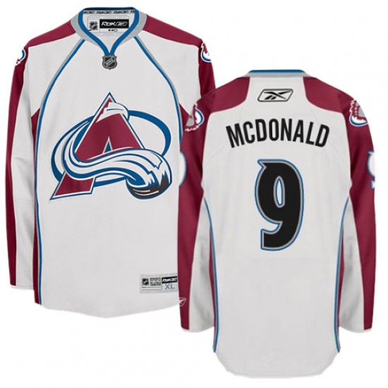 Women's Reebok Colorado Avalanche #9 Lanny McDonald Authentic White Away NHL Jersey - Ujersey