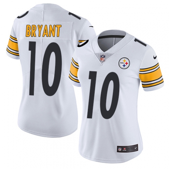 Women's Nike Pittsburgh Steelers #10 Martavis Bryant Elite White NFL Jersey - Ujersey
