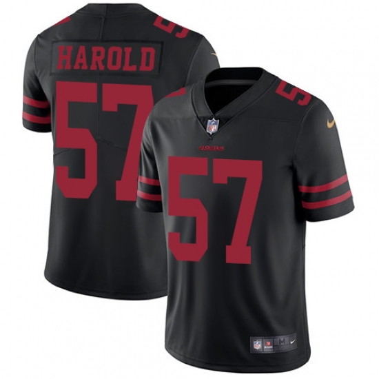 Youth Nike San Francisco 49ers #57 Eli Harold Elite Black NFL Jersey - Ujersey