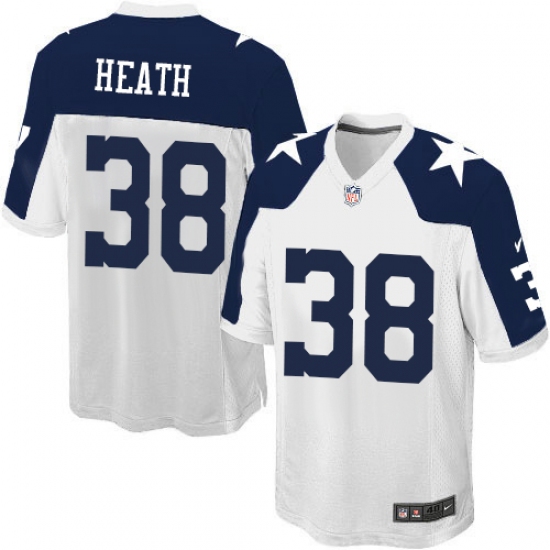 Men's Nike Dallas Cowboys #38 Jeff Heath Game White Throwback Alternate NFL Jersey - Ujersey