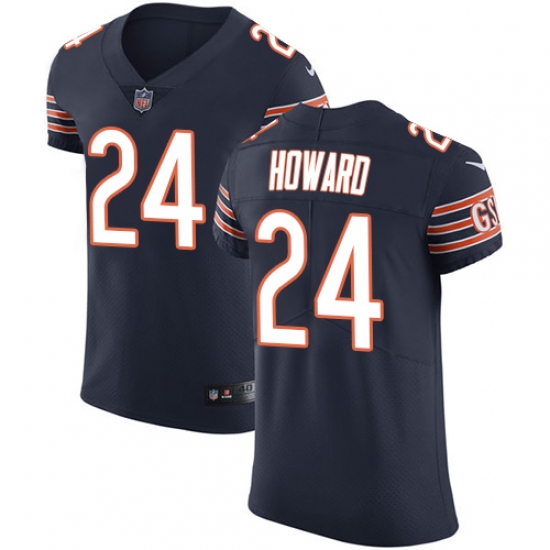 Men's Nike Chicago Bears #24 Jordan Howard Navy Blue Team Color Vapor Untouchable Elite Player NFL Jersey - Ujersey