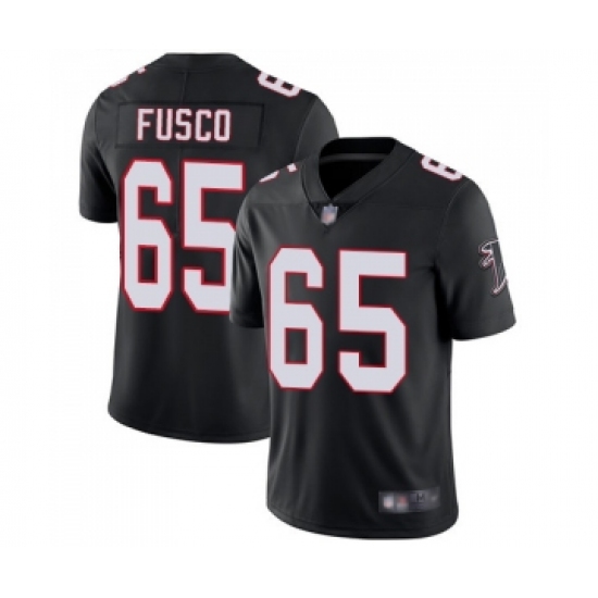 Youth Atlanta Falcons #65 Brandon Fusco Black Alternate Vapor Untouchable Limited Player Football Jersey - Ujersey