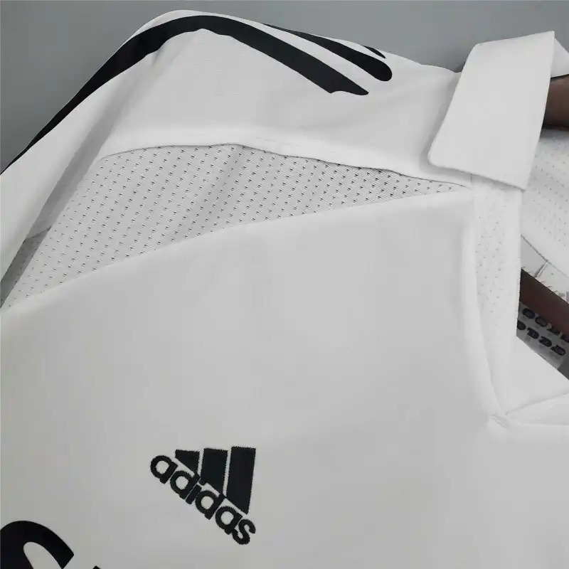 Real Madrid Retro Jersey Home Custom Soccer Shirt 2005-06 - ujerseystore