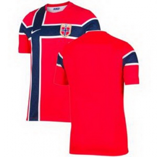 Youth Norway Blank 2026 Home Stadium Replica Jersey 1