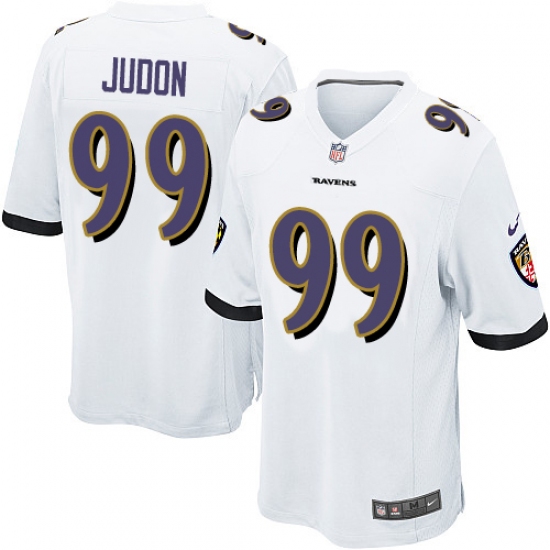 Men's Nike Baltimore Ravens #99 Matt Judon Game White NFL Jersey - Ujersey